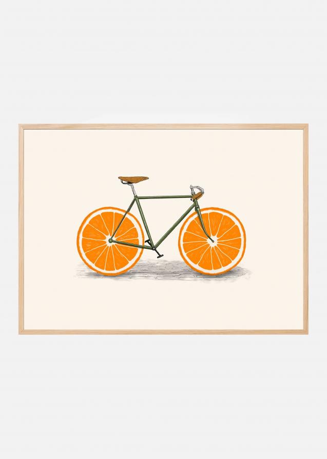 Orange Wheels Plakat