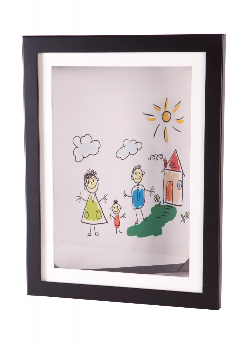 Ramme Little Davinci til tegninger A4 Sort