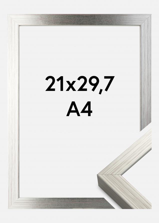 Ramme Falun Akrylglas Sølv 21x29,7 cm (A4)
