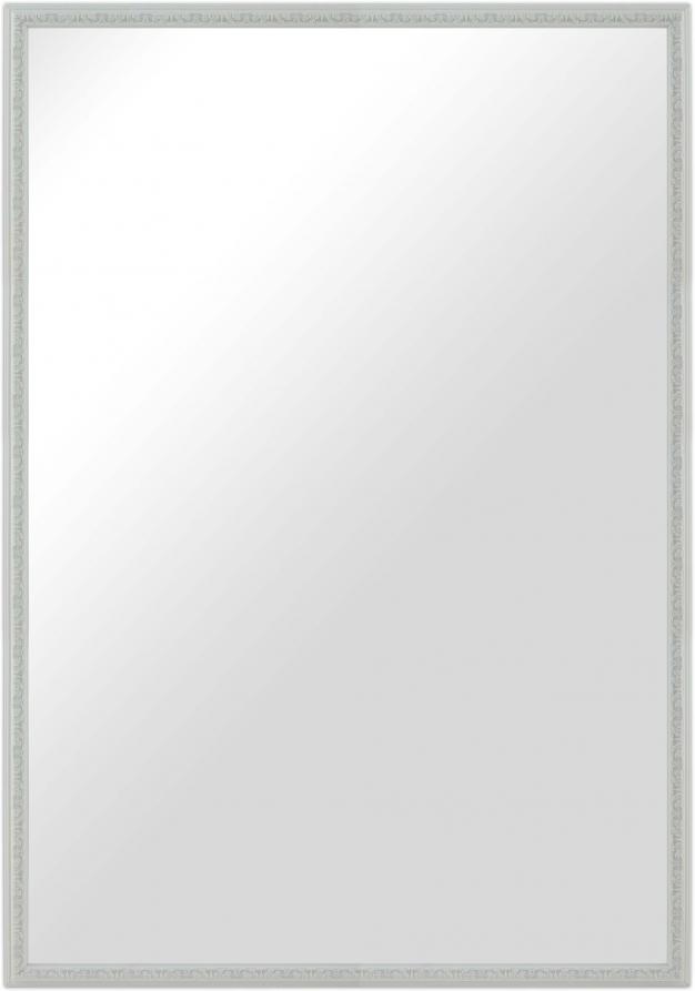 Spejl Nostalgia Hvid 70x100 cm