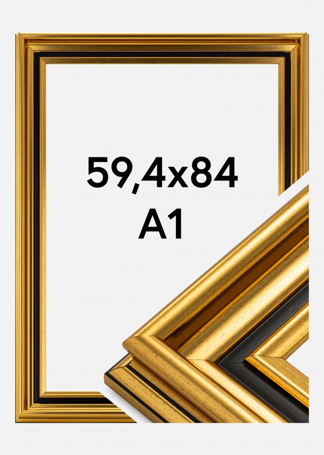 Ramme Gysinge Premium Guld 59,4x84 cm (A1)