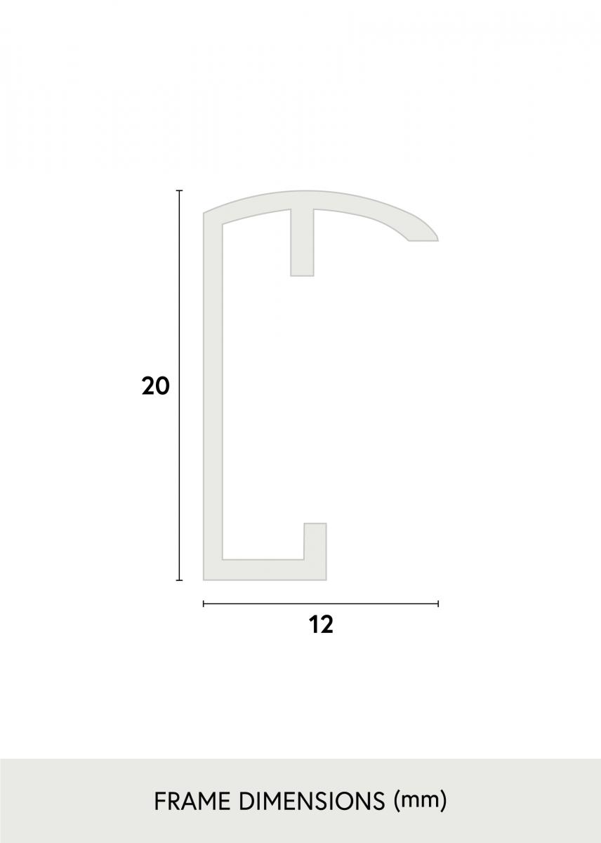 Decoline ramme Akrylglas Guld 60x80 cm
