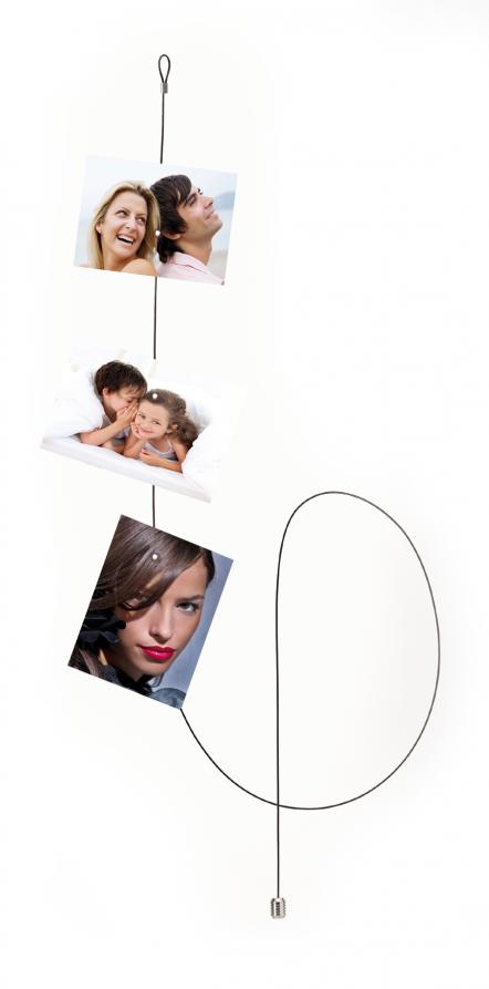 Fotorep 150 cm - Sort