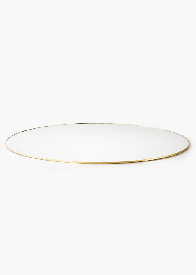 KAILA Round Mirror - Thin Brass 70 cm 