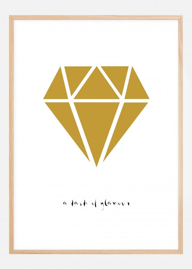 Diamant - Guld Plakat