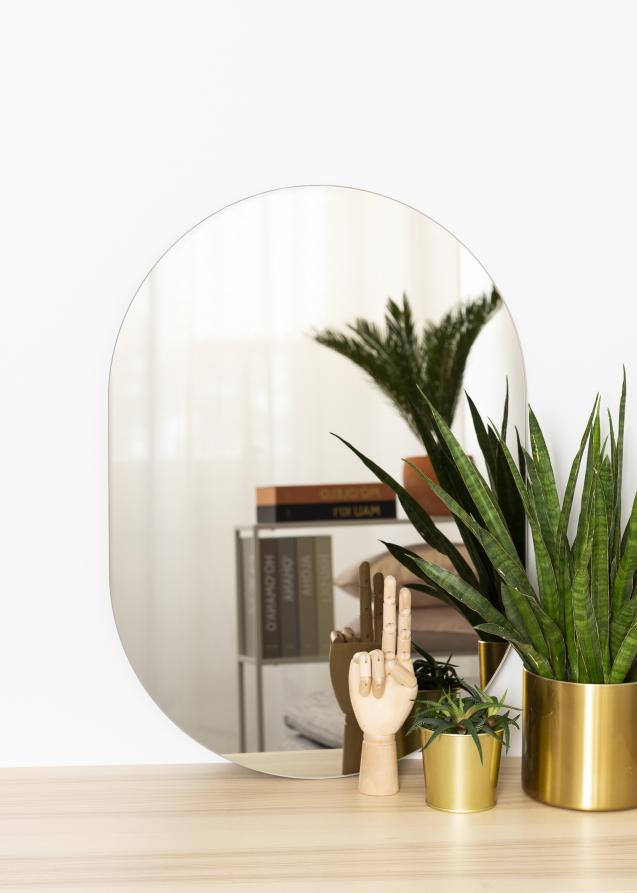 KAILA Spejl Oval Dark Bronze 50x70 cm