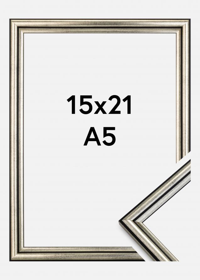 Ramme Horndal Akrylglas Sølv 15x21 cm (A5)