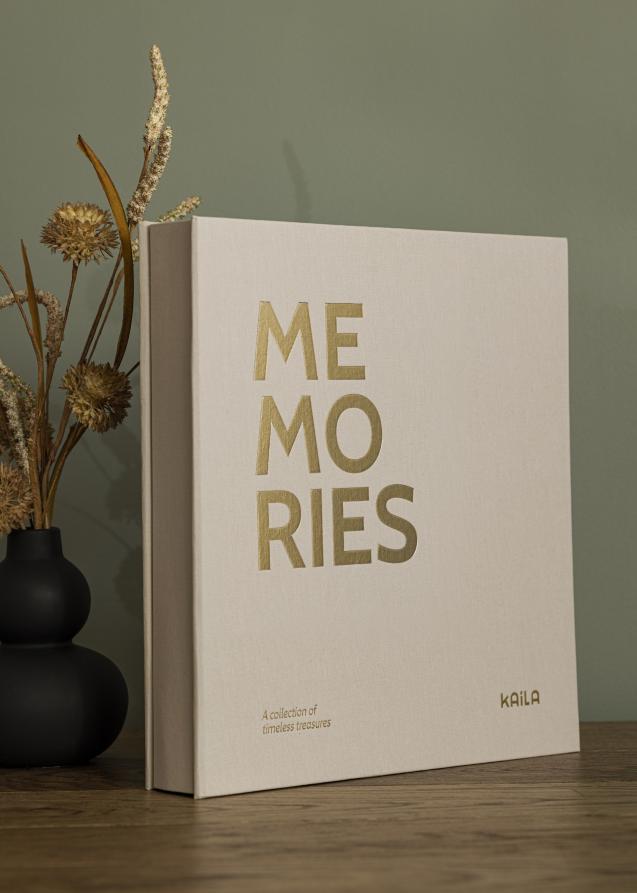 KAILA FOTOALBUM MEMORIES Cream - 600 Billeder i 10x15 cm