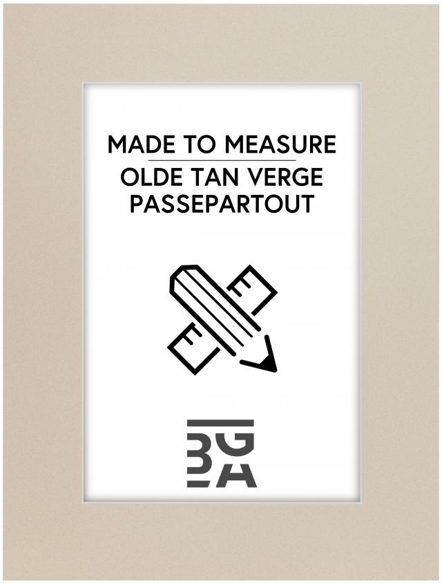 Passepartout Olde Tan Verge - Bestilt efter mål