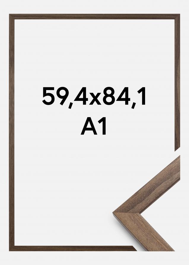 Ramme Stilren Akrylglas Valnød 59,4x84 cm (A1)