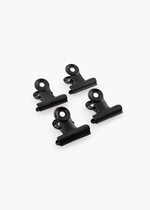 KAILA Poster Clip Black 30 mm - 4-p