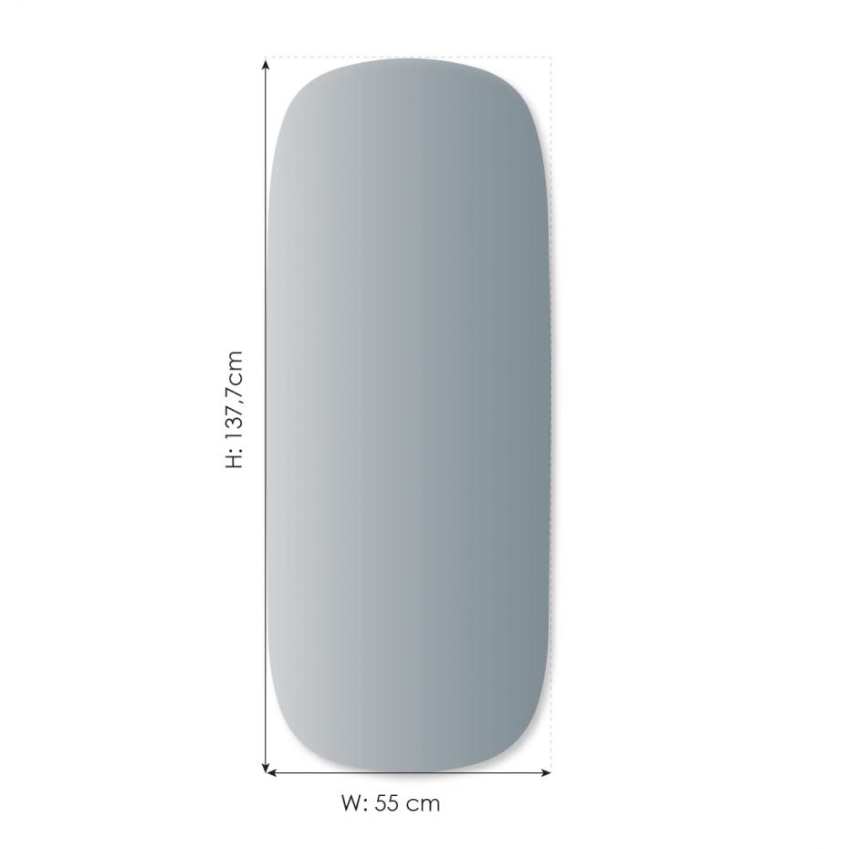 Spejl Premium Warm Grey 138x55 cm