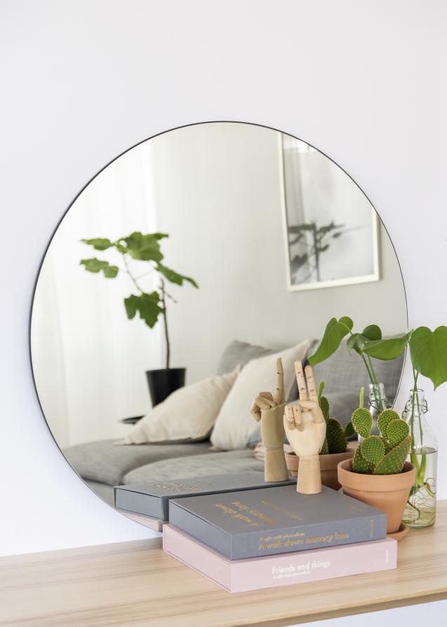 Spejl House Doctor Walls Klar 80 cm Ø