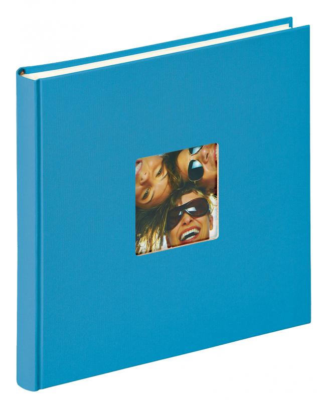 Fun Album Havsblå - 26x25 cm (40 Hvide sider / 20 blade)