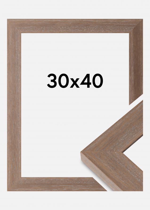 Ramme Juno Akrylglas Grå 30x40 cm