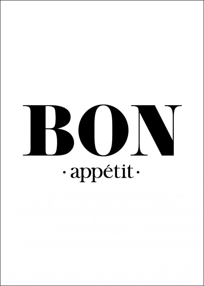Bon appetit Plakat
