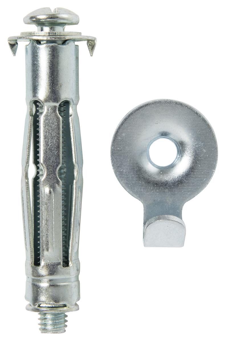 Skrue og plug til gipsvægge 5 mm - 2 pack