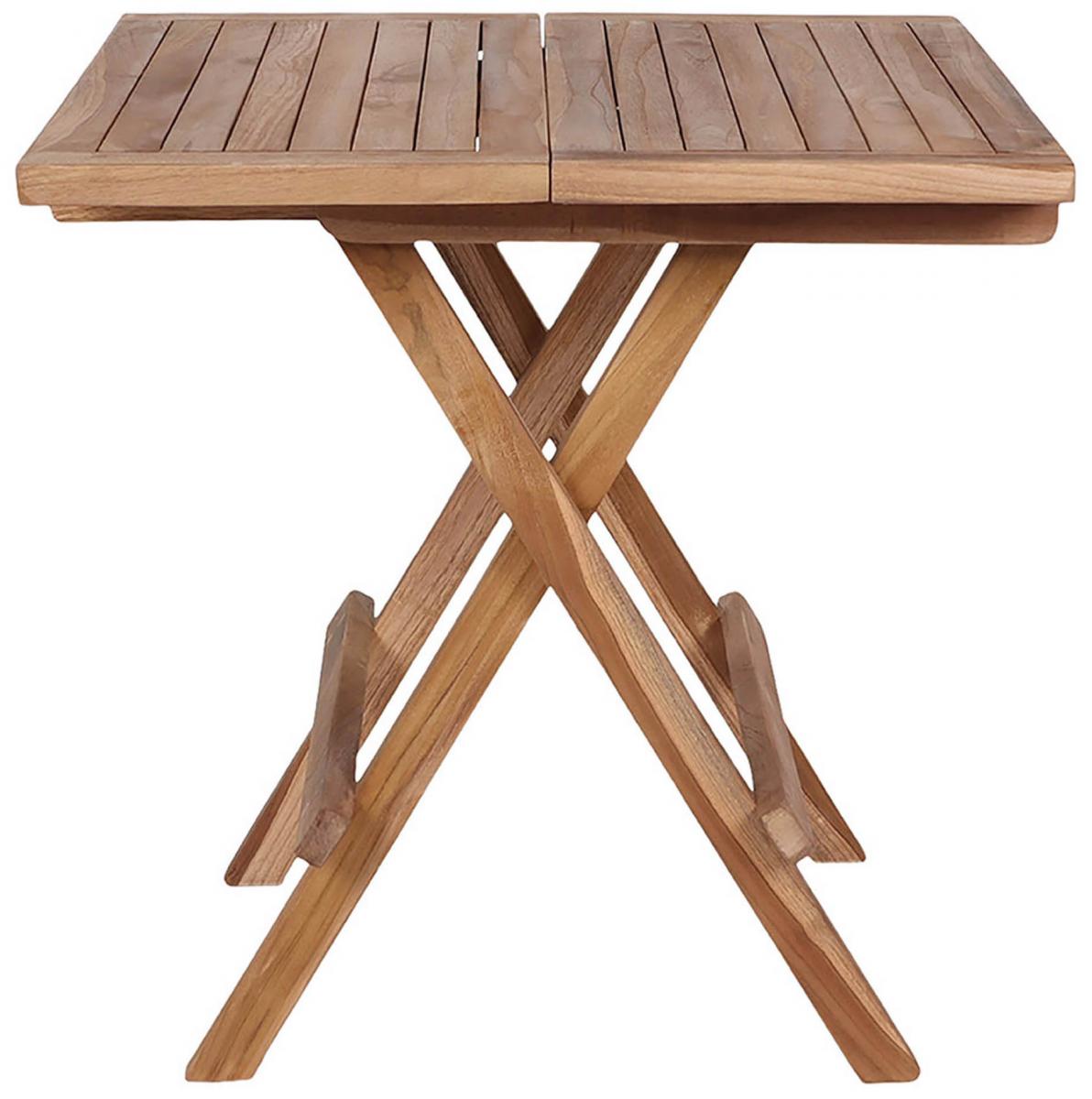Sidebord Bilbao 50x50 cm - Teak