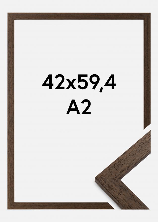 Ramme Brown Wood Akrylglas 42x59,4 cm (A2)