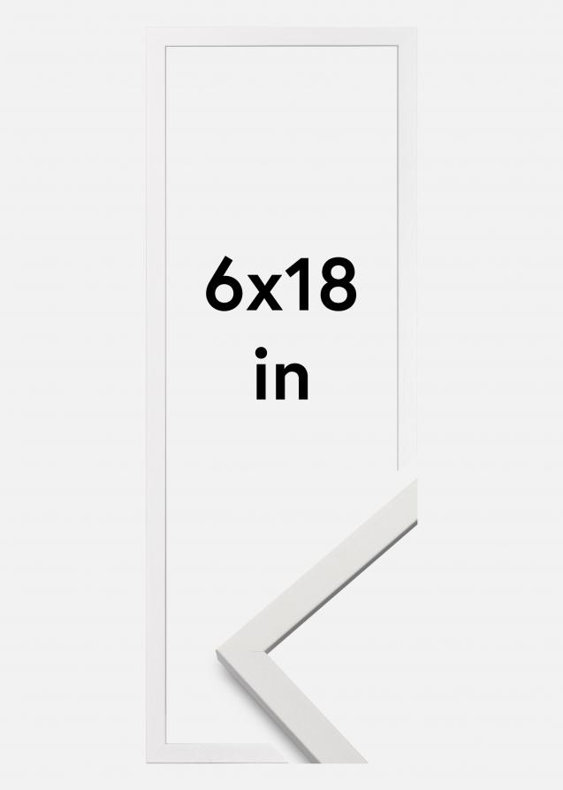 Ramme Edsbyn Akrylglas Hvid 6x18 inches (15,24x45,72 cm)