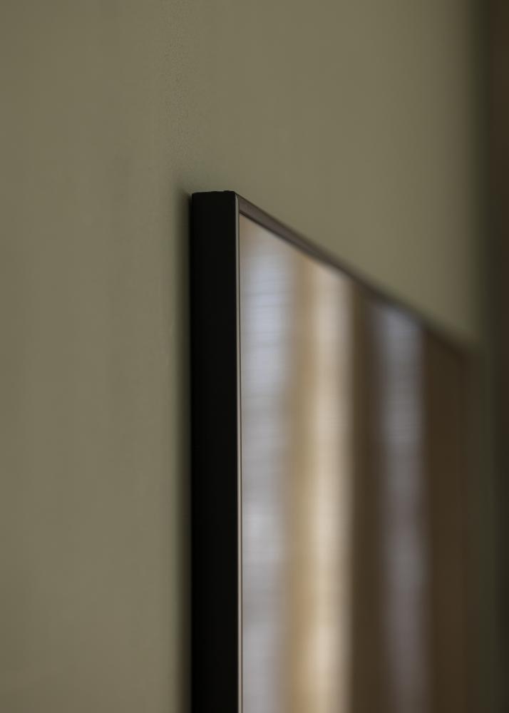 Spejl Minimal Black 40x120 cm