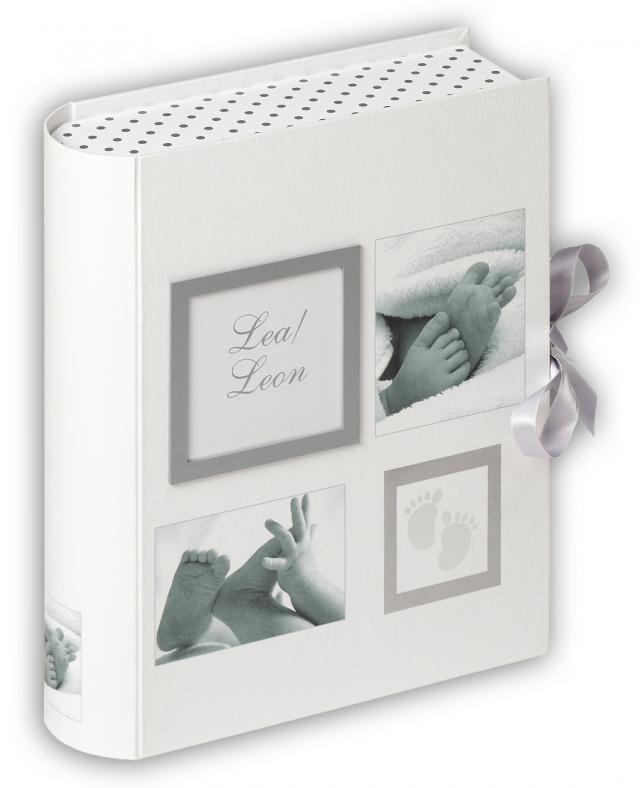 Little Foot Babybox GråHvid