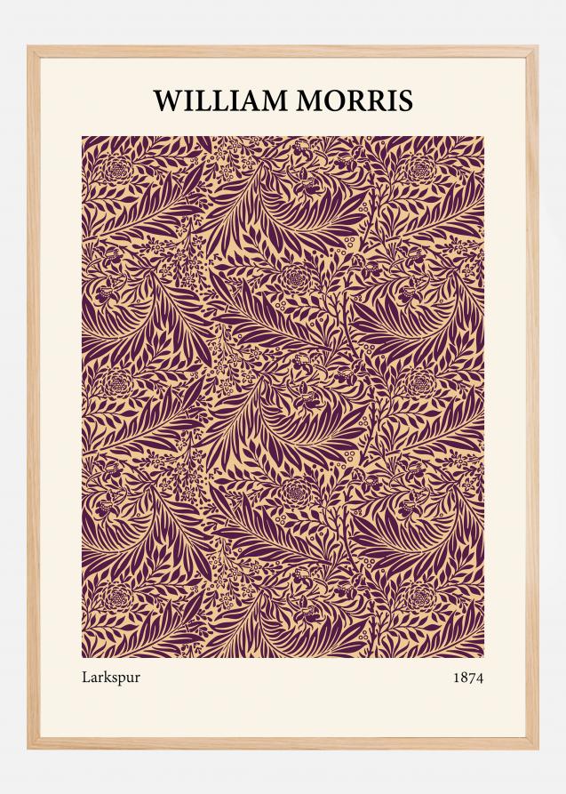 William Morris - Larkspur 6 Plakat