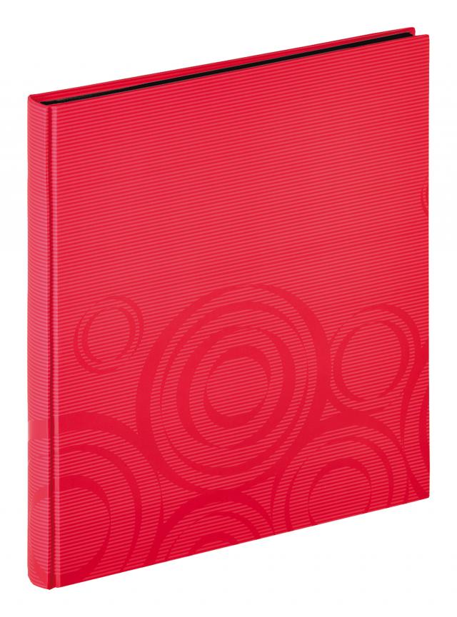 Orbit Rød - 30x33 cm (40 Sorte sider / 20 blade)