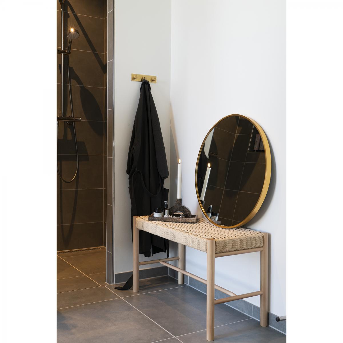 Spejl Madrid Messing 60 cm Ø