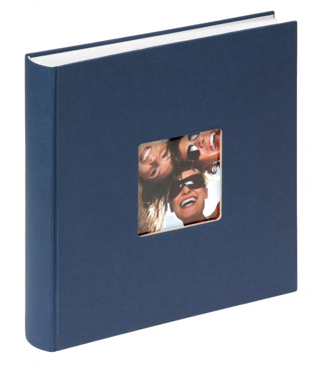 Fun Album Blå - 30x30 cm (100 Hvide sider / 50 blade)