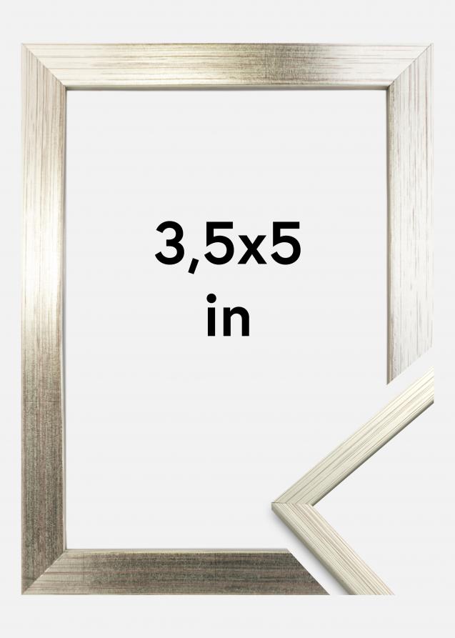 Ramme Edsbyn Akrylglas Sølv 3,5x5 inches (8,89x12,7 cm)