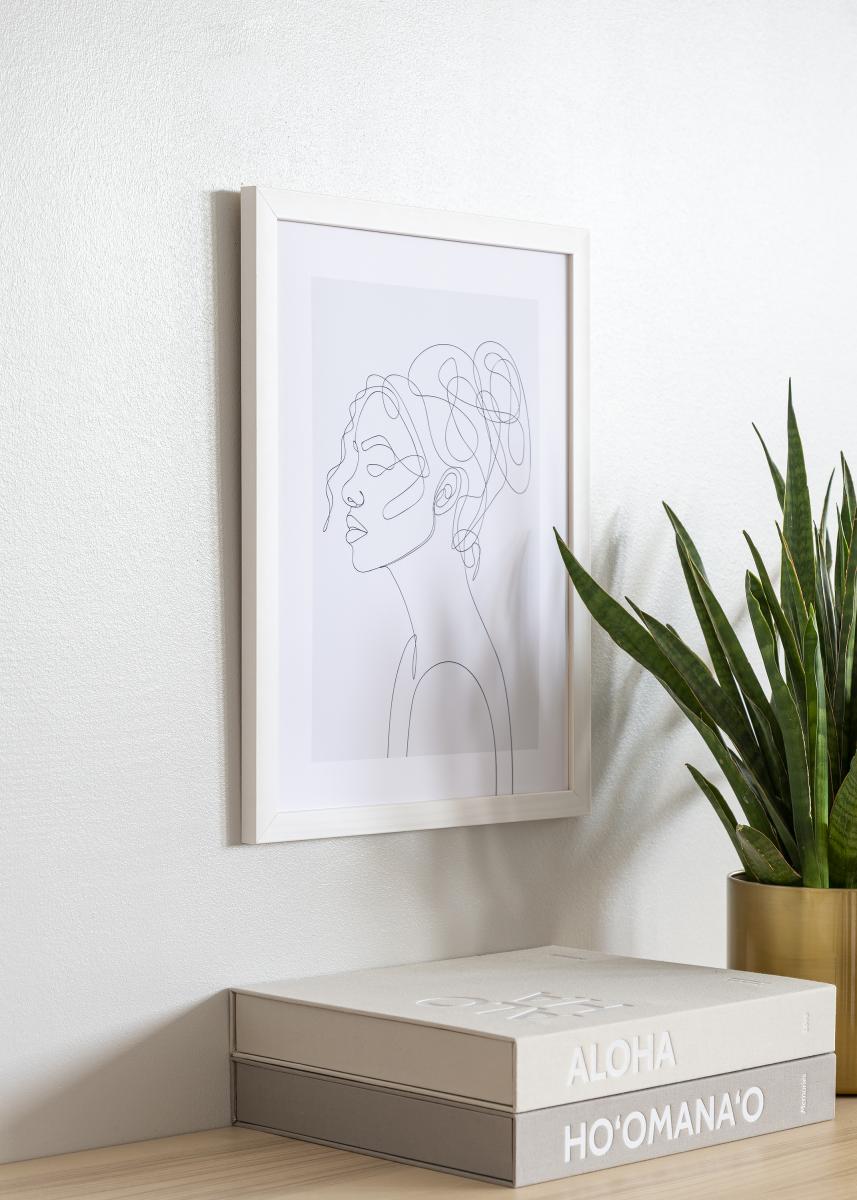 Ramme Stilren Akrylglas Hvid 59,4x84 cm (A1)