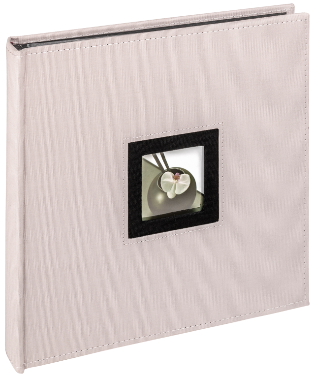 Black & White Album Grå - 26x25 cm (50 Sorte sider / 25 blade)