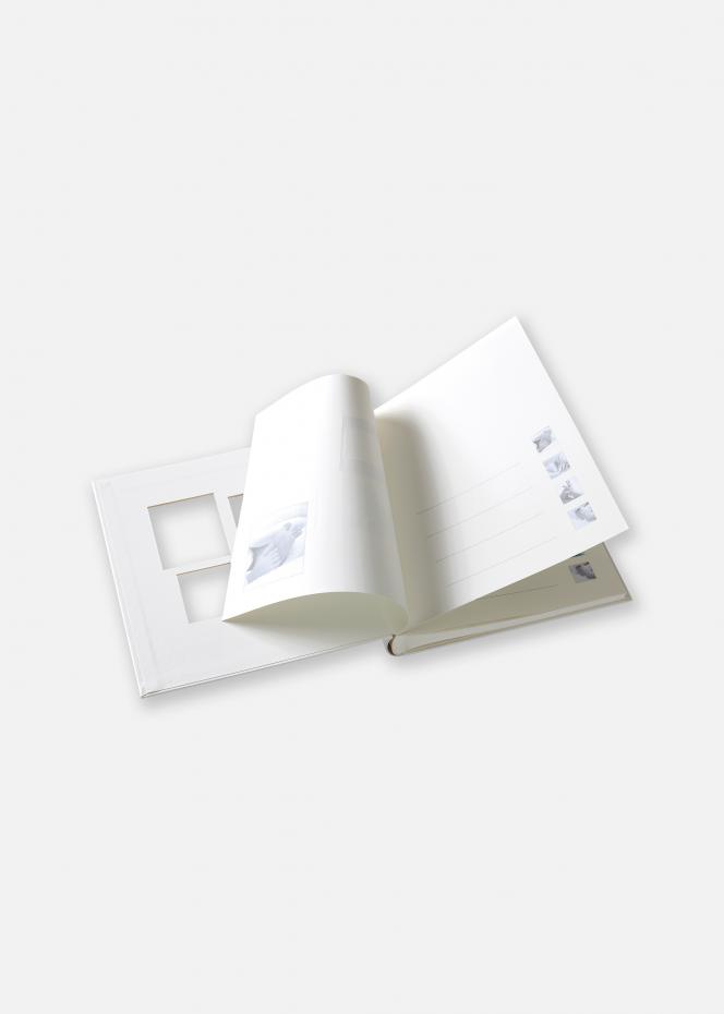 Little Foot Album gr-hvid - 28x30,5 cm (60 Hvide sider / 30 blade)
