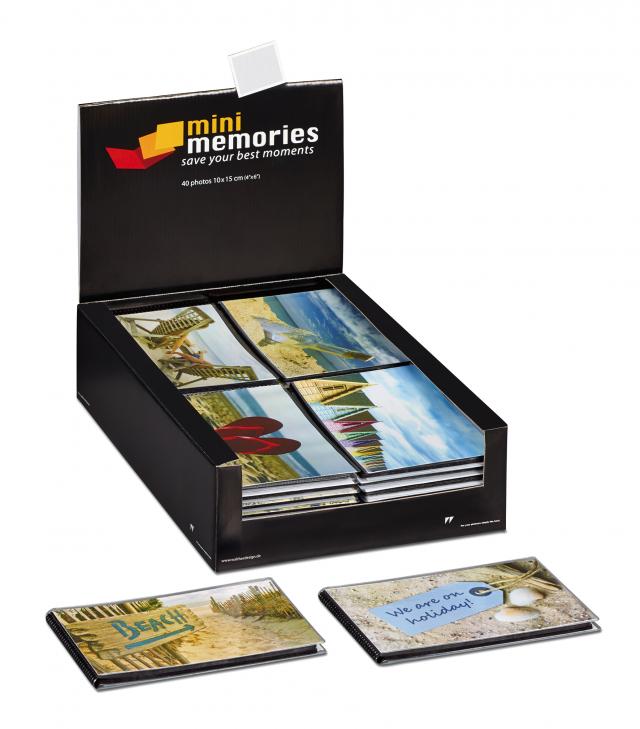 Mini Memories Album Holiday 6 varianter - 40 Billeder i 10x15 cm - 36-pak