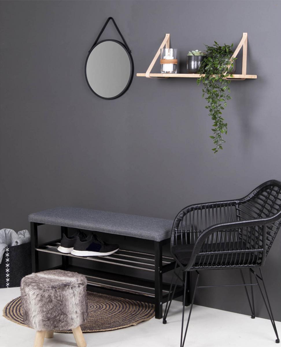 Væghylde Forno 120 cm - Træ/Brun