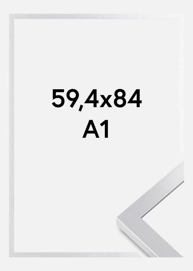 Ramme Selection Akrylglas Sølv 59,4x84 cm (A1)