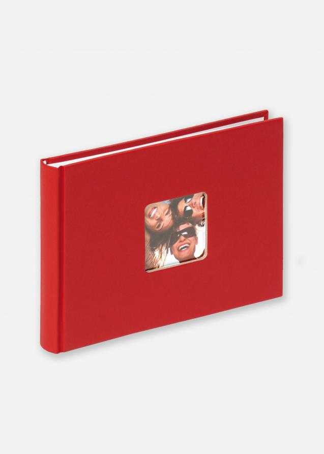 Fun Album rød - 22x16 cm (40 Hvide sider / 20 blade)