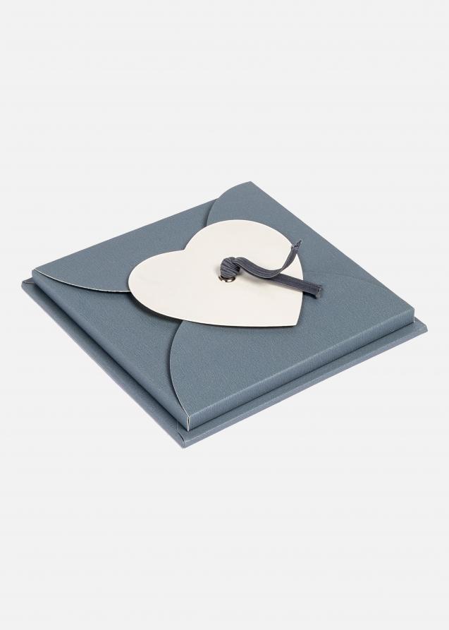 PAC Leporello Heart Grå - 11 Billeder i 10x10 cm