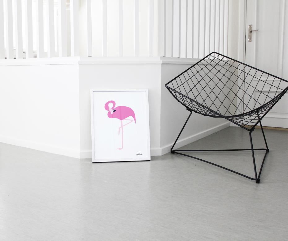 Knaada - Flamingo - 40x50 cm