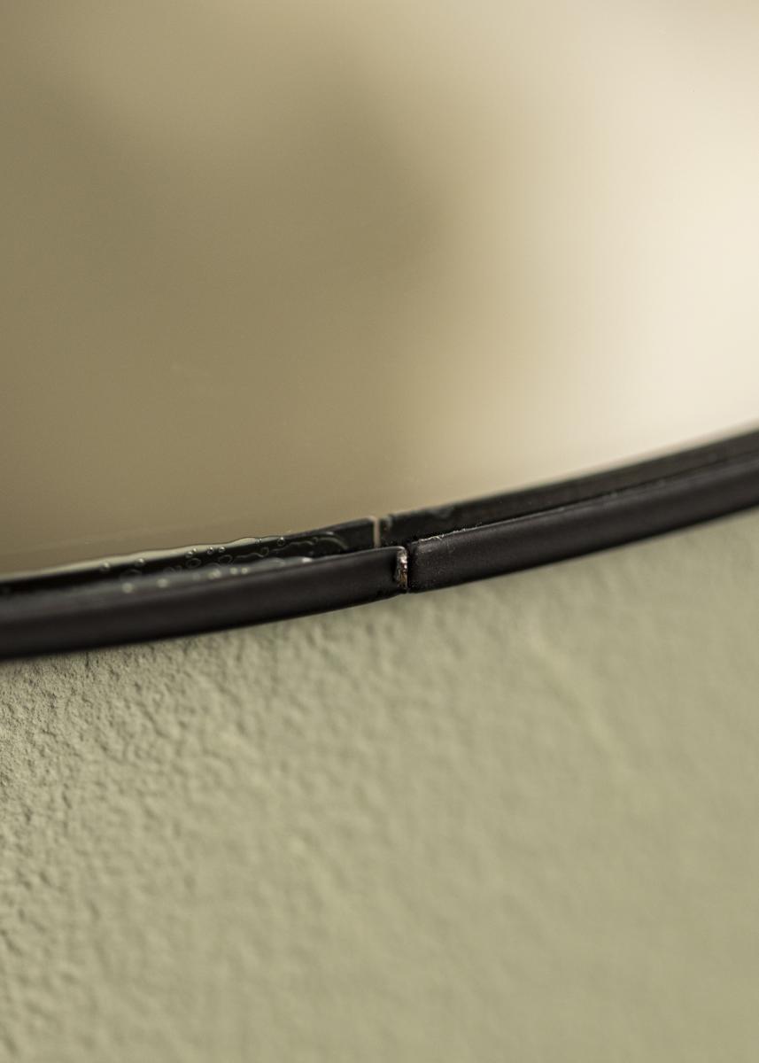 KAILA Round Mirror - Thin Black 40 cm Ø