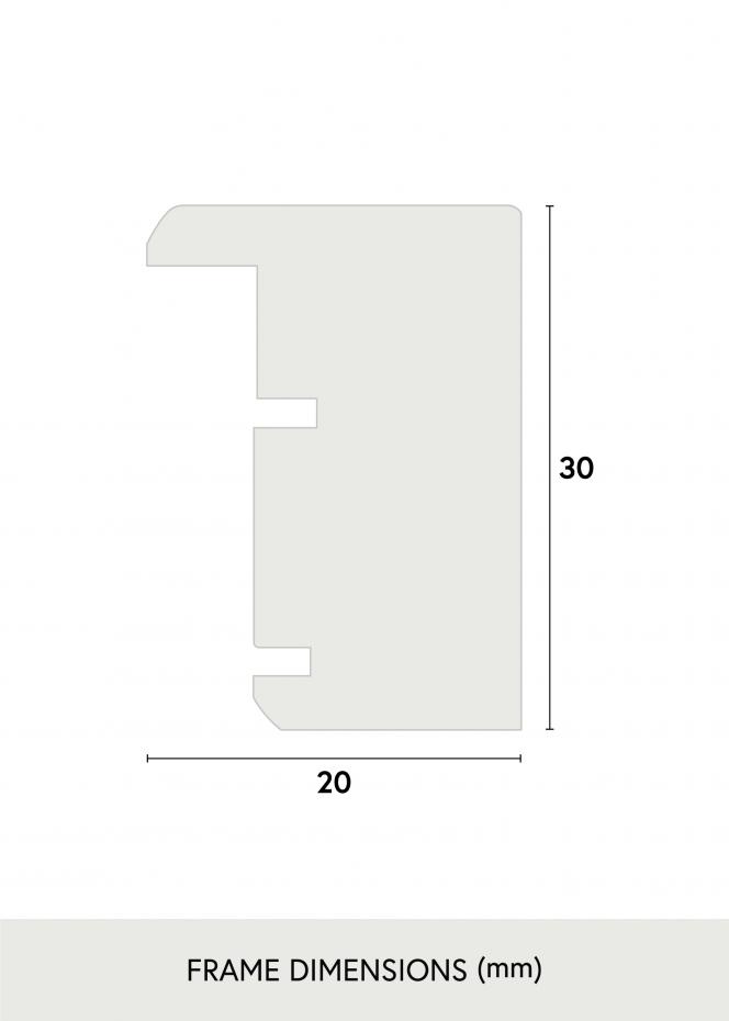 Ramme Elegant Box Gr 21x29,7 cm (A4)