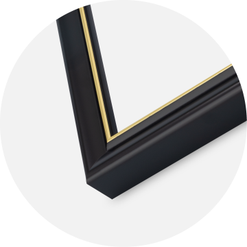 Ramme Canterbury Akrylglas Sort 60x80 cm