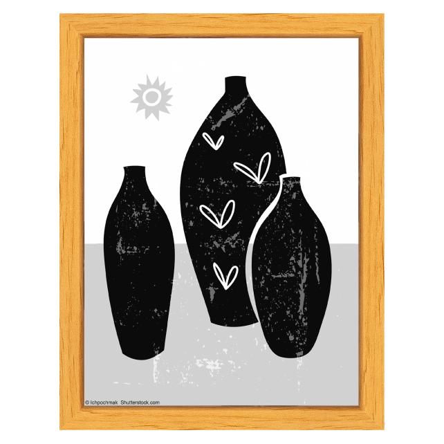 Ramme Liv Træ 15x20 cm - Passepartout Hvid 11x15 cm