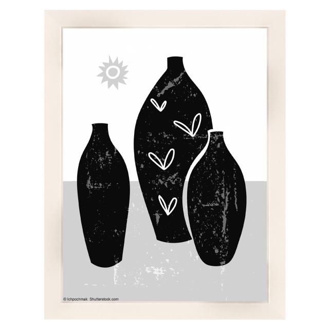 Ramme Liv Hvid 15x20 cm - Passepartout Hvid 10x15 cm