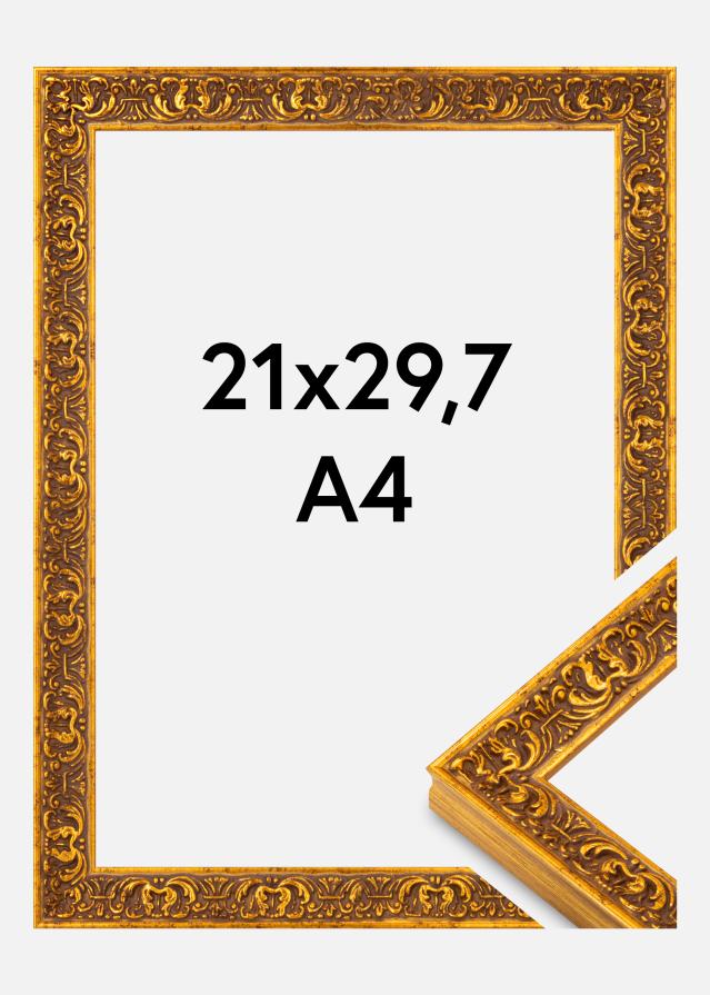 Ramme Amber Akrylglas Guld 21x29,7 cm (A4)