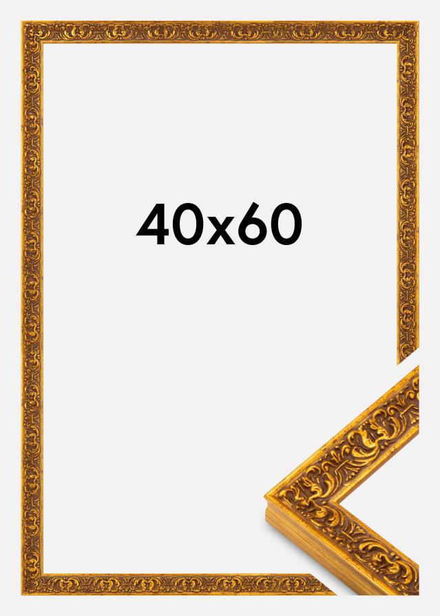 Ramme Amber Akrylglas Guld 40x60 cm