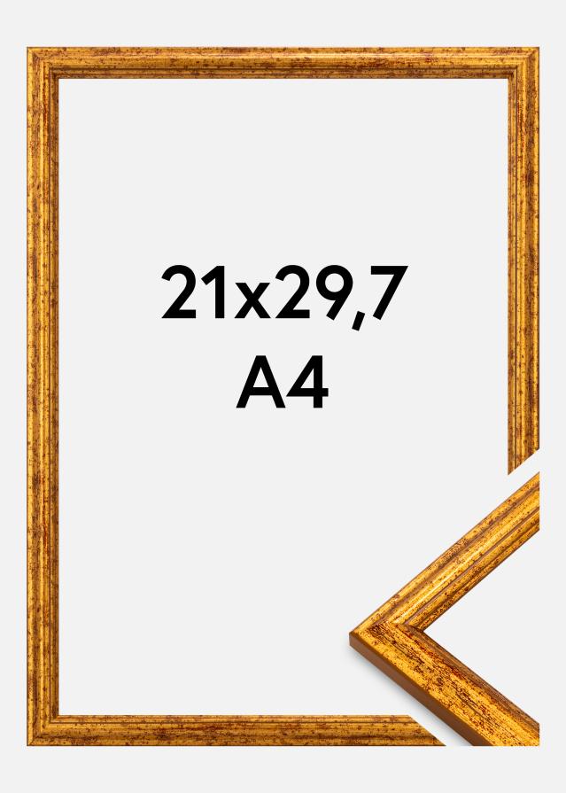 Ramme Claudia Akrylglas Guld 21x29,7 cm (A4)