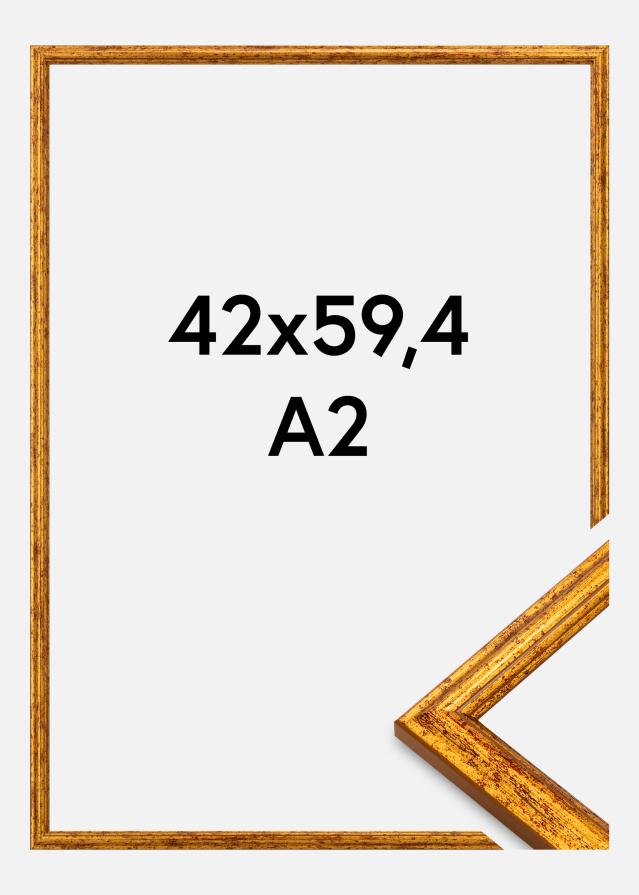 Ramme Claudia Akrylglas Guld 42x59,4 cm (A2)