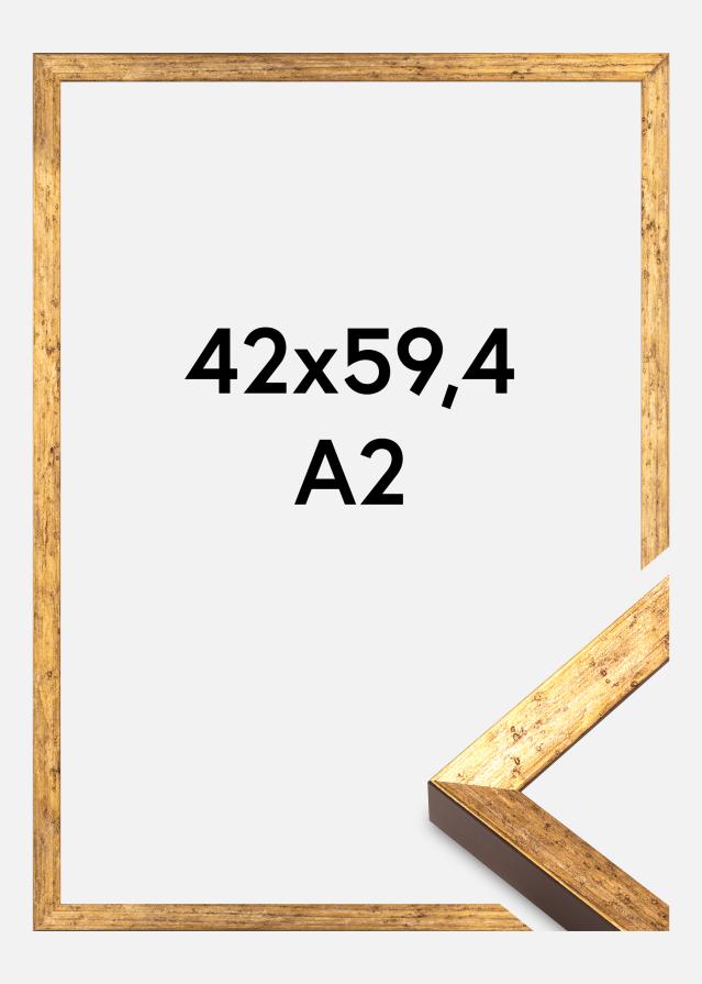 Ramme Dune Akrylglas Guld 42x59,4 cm (A2)